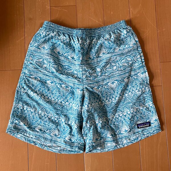 パタゴニア バギーズロング 7インチ 総柄 XS パタゴニア ショートパンツ バギーズショーツ