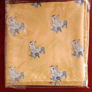 風呂敷 犬と猫どっちも飼ってると毎日楽しい 松本ひで吉