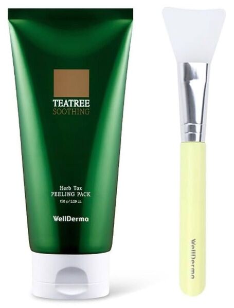 新品 WellDerma ウェルダーマ ハーブピーリングパック 150g TEATREE ティーツリー