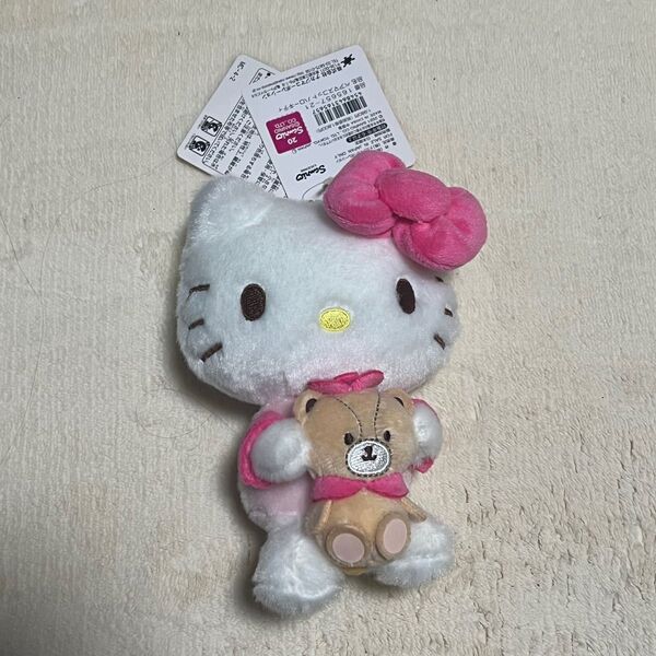 ハローキティ ぬいぐるみ クマ付き サンリオ マスコット