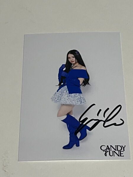 CANDY TUNE 生写真 桐原美月サイン入り