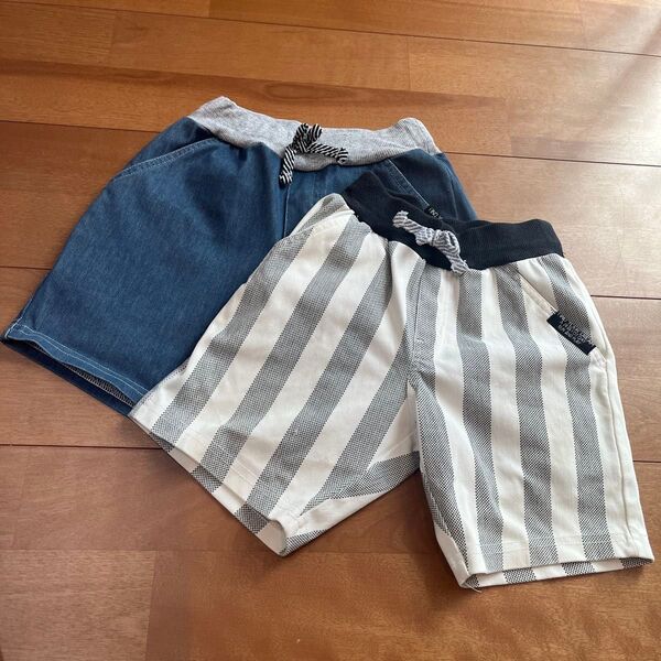 100cm、2着セット、BREEZE、ブリーズ、ハーフボトムス、子供服、キッズ服、ベビー服