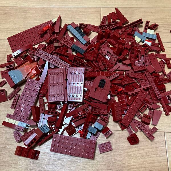 LEGO 基本 特殊ブロック まとめ売り 赤茶色 350g
