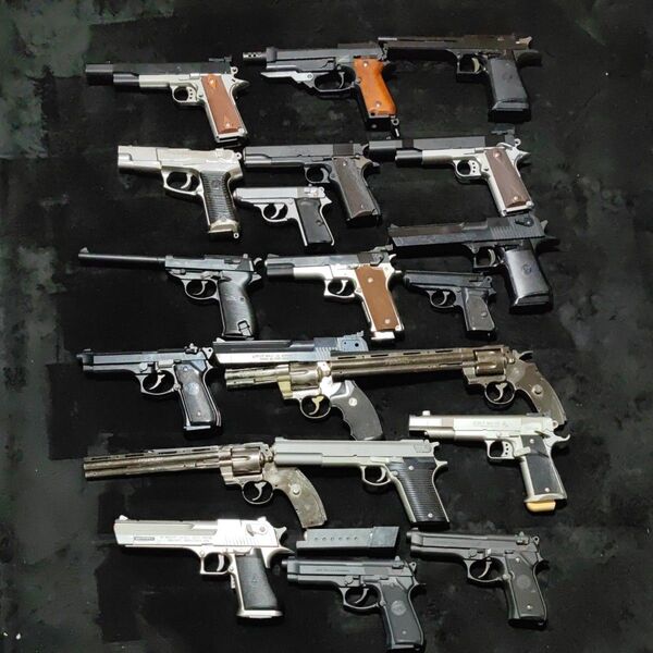 【ジャンク】 東京マルイ MGC マルゼン等 ガバメント M9 デザートイーグル パイソン等 エアガン ガスガン等 セット