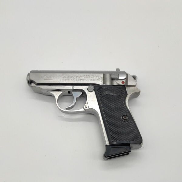 【発射動作確認済】 マルゼン ワルサー PPK 固定ガスガン シルバー