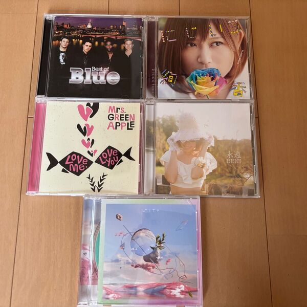 CD 5点セット まとめ売り BLUE Mrs.GREEN APPLE BENI 他
