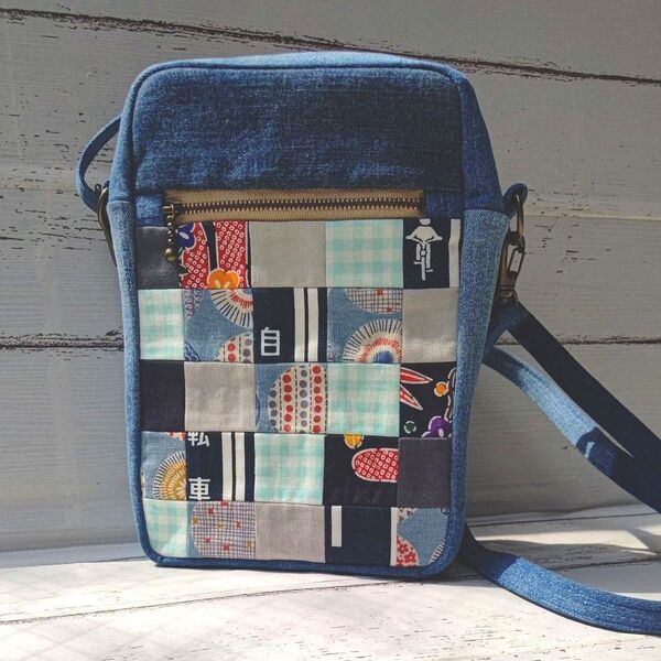 長財布の入るショルダーバッグ(ハンドメイド)