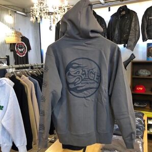 SPICE MOTORCYCLES スパイスモーターサイクルズ 10.0oz SPICE HOODIE【M】チャコール 新品