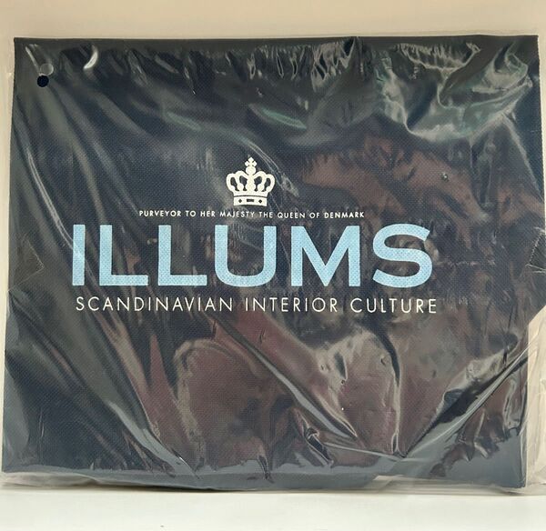【新品 未使用】ILLUMS ノベルティショッピングバッグ ネイビー