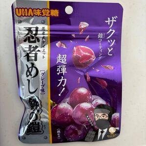 UHA味覚糖 忍者めし 鉄の鎧 グレープ味 40g×1袋