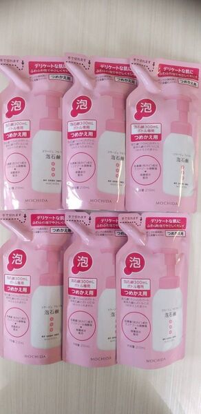 036-6 コラージュフルフル泡石鹸 ピンク つめかえ用 210mL 6袋セット コラージュフルフル 持田ヘルスケア ボディソープ