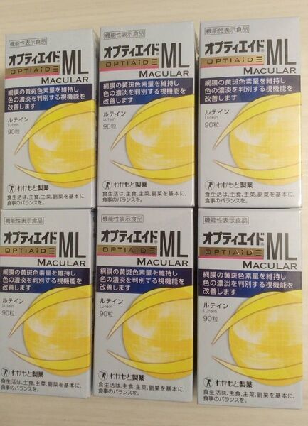 043-6 オプティエイドML MACULAR 90粒 6箱セット オプティエイド エムエル マキュラ オプティエイドエムエル