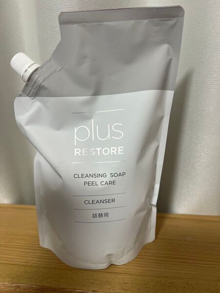 プラスリストア クレンジングソープ泡ピールケア 詰め替え500ml