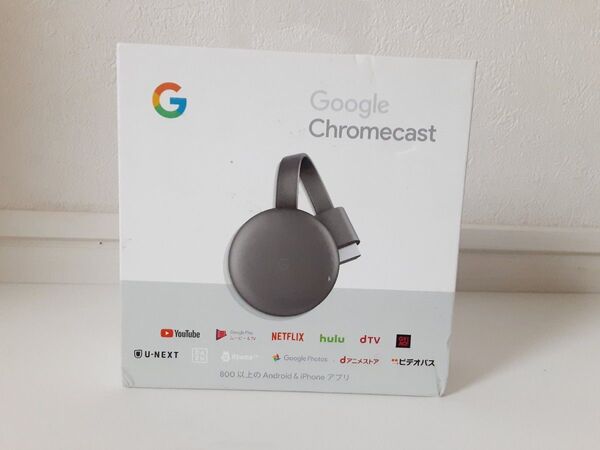 【国内正規品】Google 純正品 Chromecast 第3世代 クロームキャスト チャコール【動作確認済み】