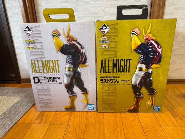 一番くじ 僕のヒーローアカデミア D賞&ラストワン賞 オールマイト フィギュア 2体セット