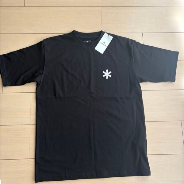 未使用タグ付き スノーピーク バックプリントロゴTシャツ M ブラック 廃盤 店舗限定
