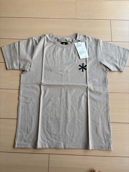 ラスト一点 スノーピーク snowpeak プリントロゴTシャツ サイズ1 限定 ベージュ 廃盤 レアモデル