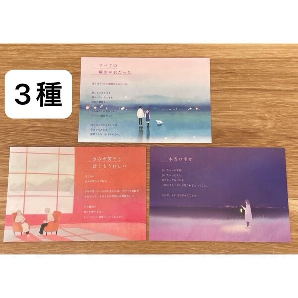 ポストカード3種『すべての瞬間が君だった』マガジンハウス