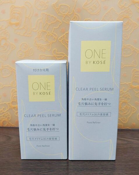 【本体+付け替え】ONE BY KOSE クリアピールセラム 化粧品 美容液 スキンケア 角質 毛穴 コスメ コーセー