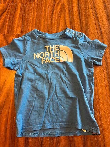 THE NORTH FACE 青 ベイビーTシャツ 18-24M ノースフェイス トップス