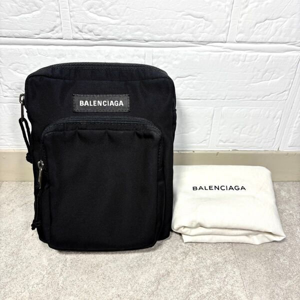 BALENCIAGA(バレンシアガ)ショルダーバッグ エクスプローラー 黒