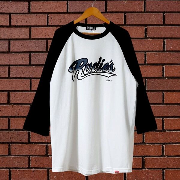 RUDIES ルーディーズ XL 七分丈プリントTシャツ ラグラン ③