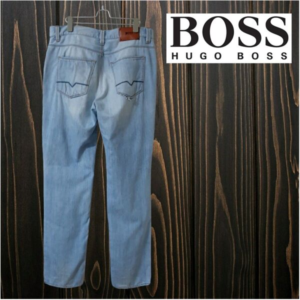 購入3万円 HUGO BOSS ヒューゴボス ダメージ加工デニム W34 パンツ