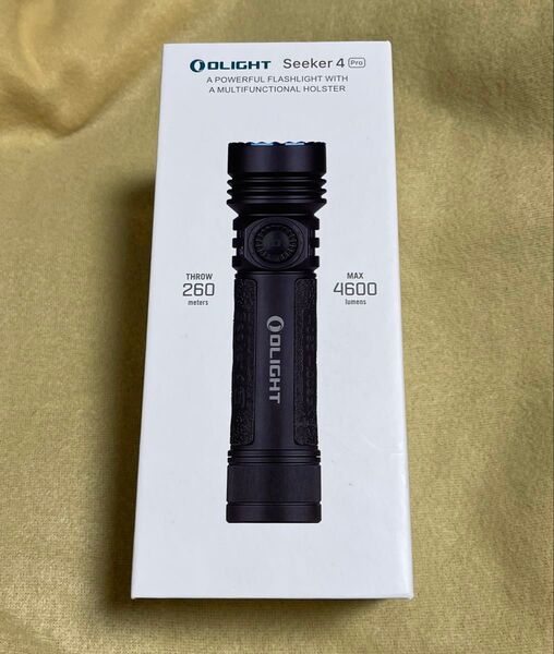 オーライト seeker4pro オーライト OLIGHT Pro ブラック Seeker ハンディライト 充電式 懐中電灯