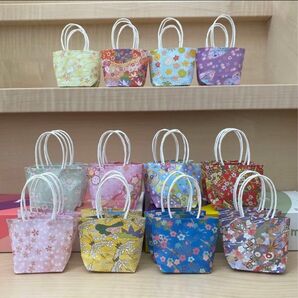 ミニ紙袋 ハンドメイド 和柄 折り紙 デザインペーパー
