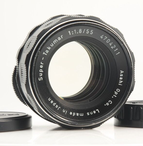 整備品 PENTAX Asahi Opt. Co. Super-Takumar 55mm F1.8 単焦点レンズ オールドレンズ
