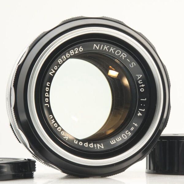 整備品 Nikon NIKKOR-S Auto 50mm f1.4 非Ai 単焦点レンズ オールドレンズ