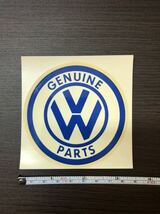 希少60’s★デットストックVW水張りデカール★送料無料★当時モノステッカー★空冷ワーゲンGrnune Parts_画像4