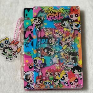 パワパフガールズ アクリルシャカシャカ手帳a7サイズ