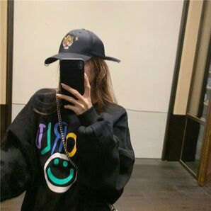 【NEW】レディース トップス 長袖 ニコ カジュアル オルチャン