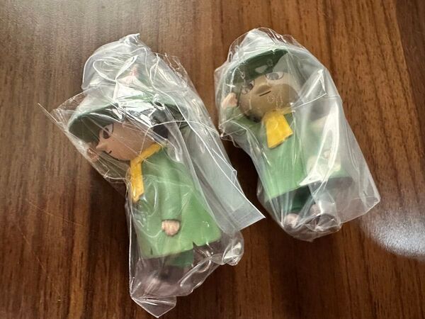ムーミン つまんでつないでマスコットガチャガチャ カプセルトイ スナフキン(ボールチェーン)2点セット