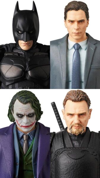 MAFEX バットマン ダークナイト トリロジーセット 新品未開封 マフェックス バットマンビギンズ
