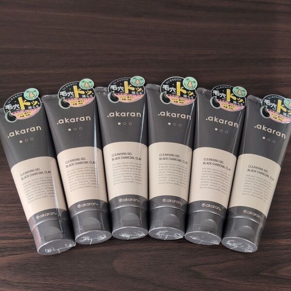 【6本セット】ドットアカラン ブラックジェルクレンジング 150g