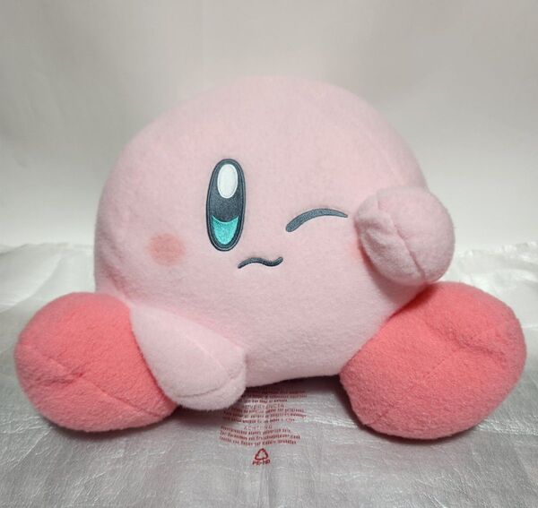 約40cm 星のカービィ 羊毛フェルト風超BIGぬいぐるみ(うとうと)アミューズメント
