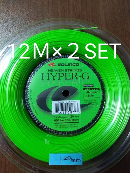 ソリンコHG120 12M×2セット