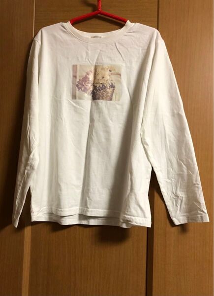 M☆シネマクラブ☆お花プリント長袖Tシャツ♪クーポンポイント消化