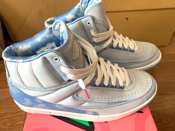 NIKE AIR JORDAN 2 Retro SP Union Grey Fog 28.5cm
