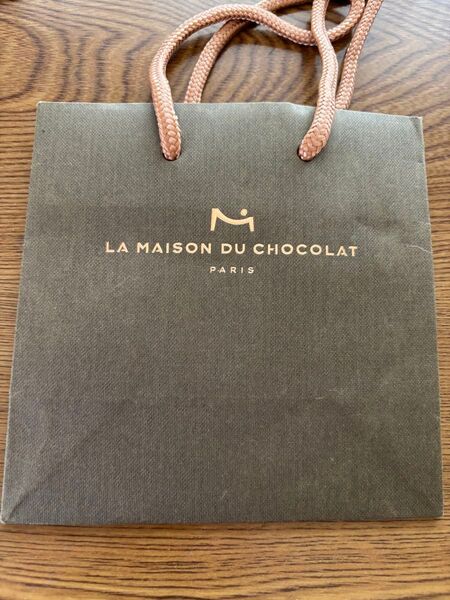 ショッパー 紙袋 ショップ袋 ショップバッグ la maison du chocolat パリ ラ・メゾン・デュ・ショコラ