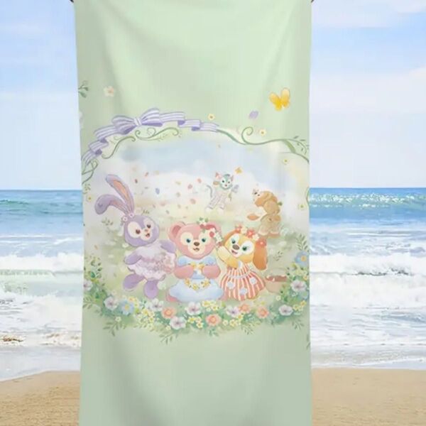 【新品未使用】ビーチタオル ダッフィー フレンズ ディズニー