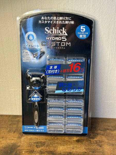 Schick(シック) 5枚刃 ハイドロ5 カスタム 本体+替刃16P