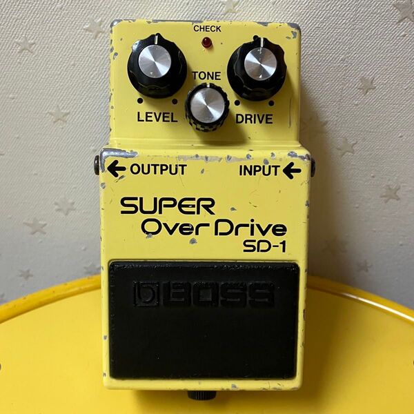 BOSS SUPER OverDrive SD-1 日本製 1983年 4558DD艶あり。