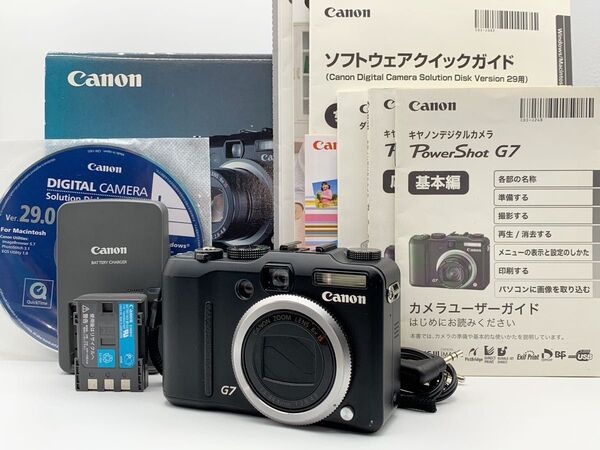 Canon PowerShot G7 箱付き 付属品多数 キャノン デジカメ