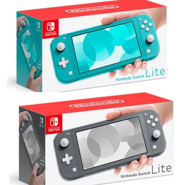 【新品/未開封品】ニンテンドースイッチライト Nintendo Switch Lite ターコイズ&グレー2台セット