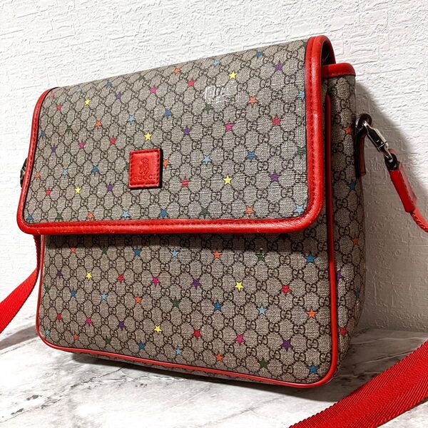グッチ GUCCI チルドレン GGスプリーム スター ショルダーバッグ