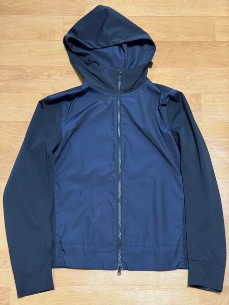 +CLOTHET ネイビー コンビパーカー