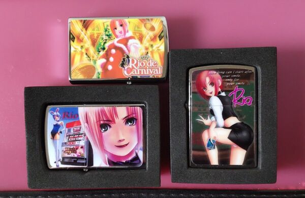 Zippo風 3個セット セクシー sexy Rio リオ 未使用品 オイルライター 4
